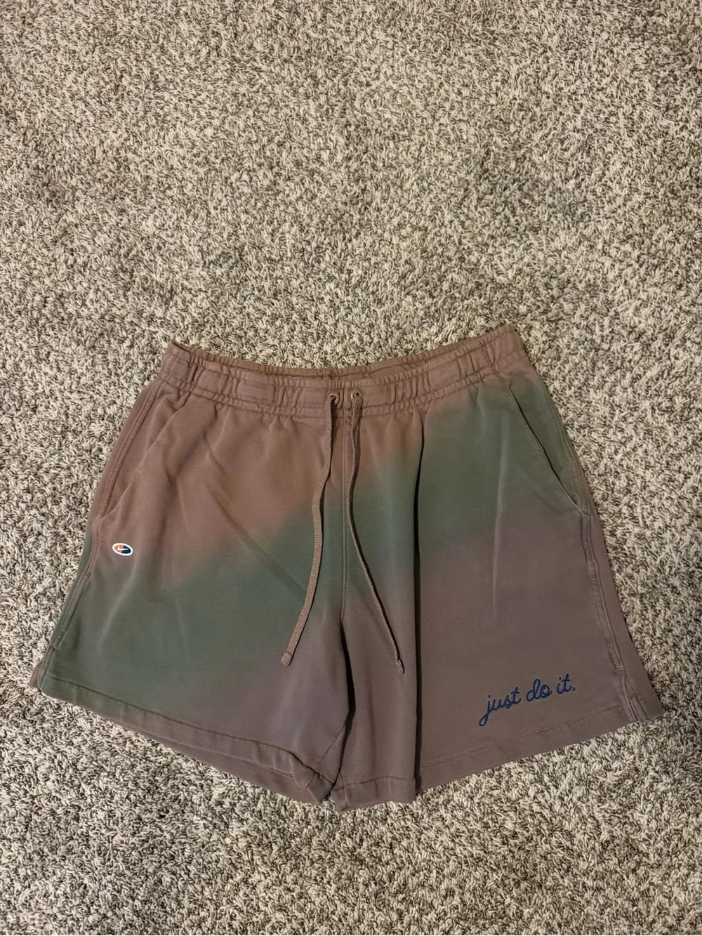 Nike ombre sweat shorts